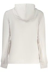 FREDDY WOMEN'S WHITE ZIP-UP SWEATSHIRT
