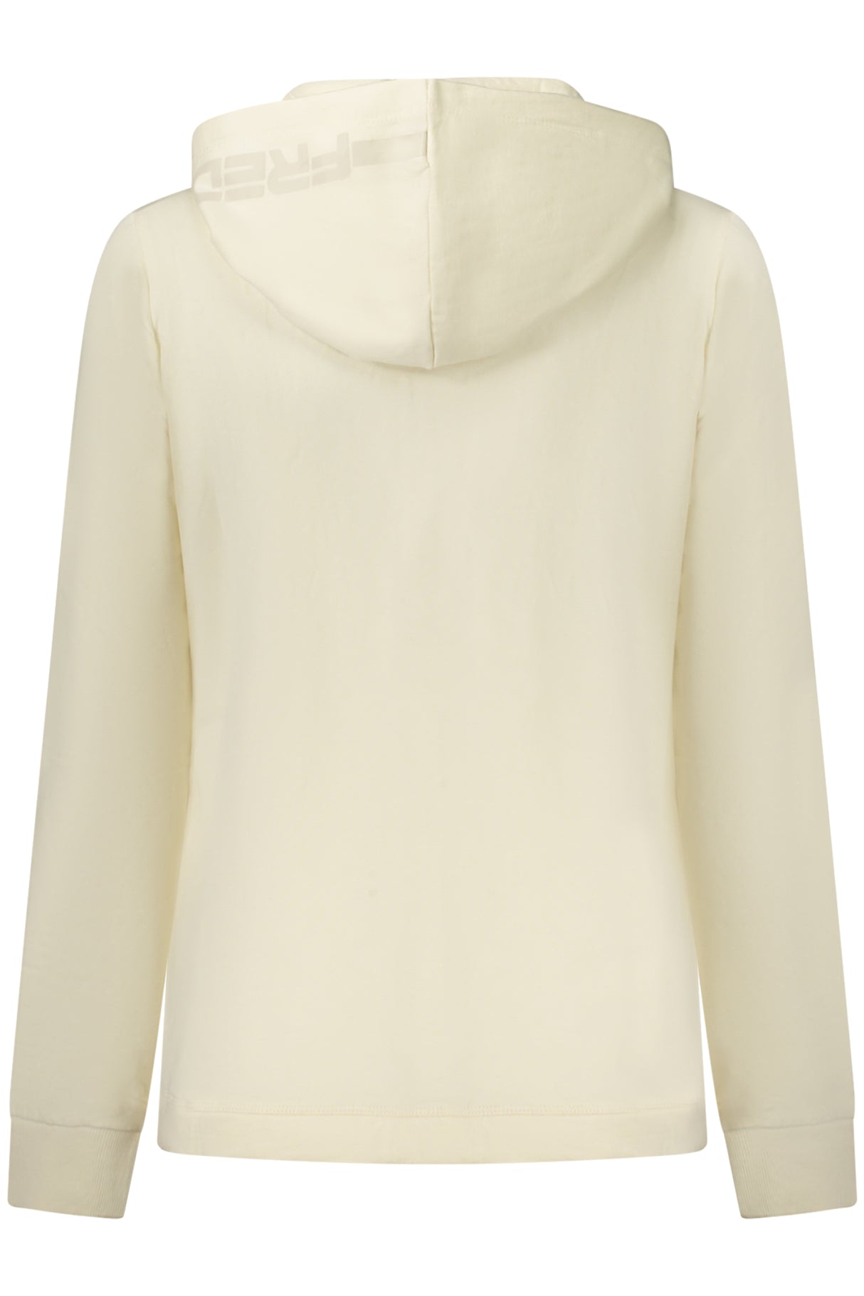 FREDDY WOMEN'S WHITE ZIP-UP SWEATSHIRT