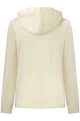 FREDDY WOMEN'S WHITE ZIP-UP SWEATSHIRT