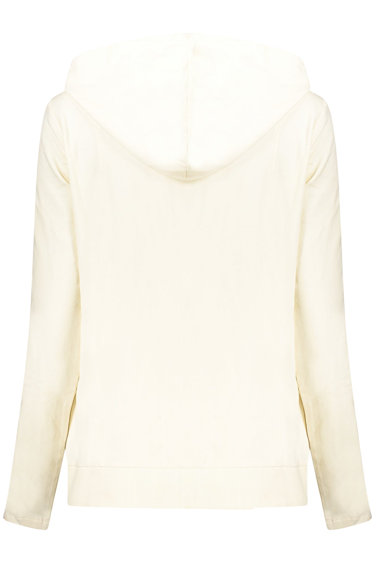 FREDDY WOMEN'S WHITE ZIP-UP SWEATSHIRT
