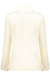 FREDDY WOMEN'S WHITE ZIP-UP SWEATSHIRT