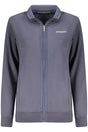 FREDDY WOMEN'S BLUE ZIP-UP SWEATSHIRT