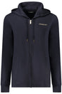 FREDDY WOMEN'S BLUE ZIP-UP SWEATSHIRT