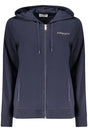 FREDDY WOMEN'S BLUE ZIP-UP SWEATSHIRT