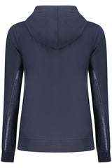FREDDY WOMEN'S BLUE ZIP-UP SWEATSHIRT