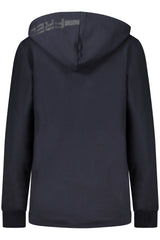 FREDDY WOMEN'S BLUE ZIP-UP SWEATSHIRT