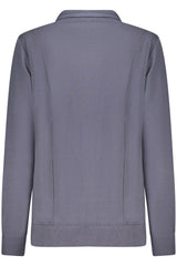 FREDDY WOMEN'S BLUE ZIP-UP SWEATSHIRT