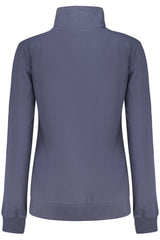FREDDY WOMEN'S BLUE ZIP-UP SWEATSHIRT