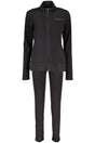 FREDDY WOMEN'S BLACK ZIP-UP SWEATSHIRT