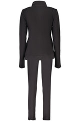 FREDDY WOMEN'S BLACK ZIP-UP SWEATSHIRT