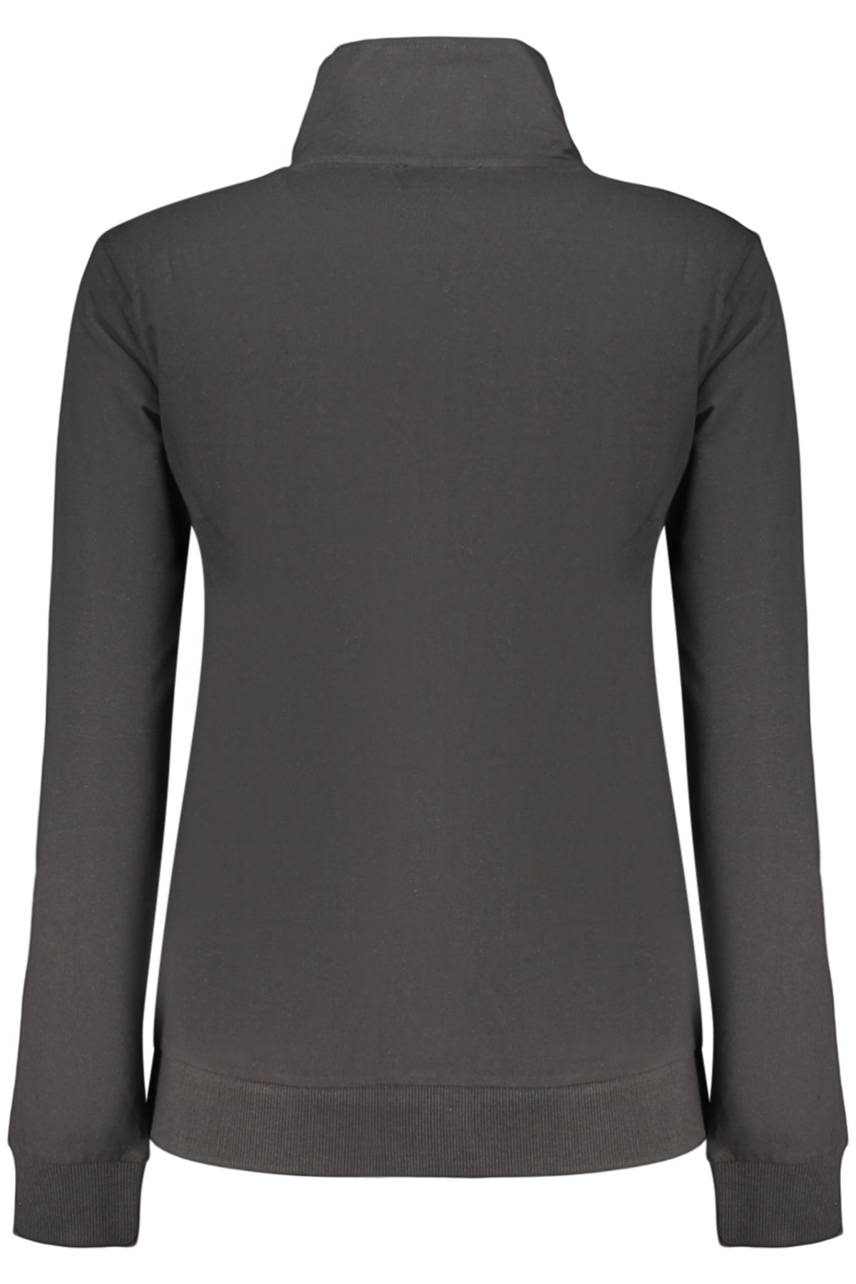 FREDDY WOMEN'S BLACK ZIP-UP SWEATSHIRT