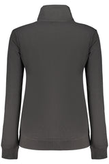 FREDDY WOMEN'S BLACK ZIP-UP SWEATSHIRT