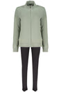 FREDDY WOMEN'S GREEN ZIP-UP SWEATSHIRT