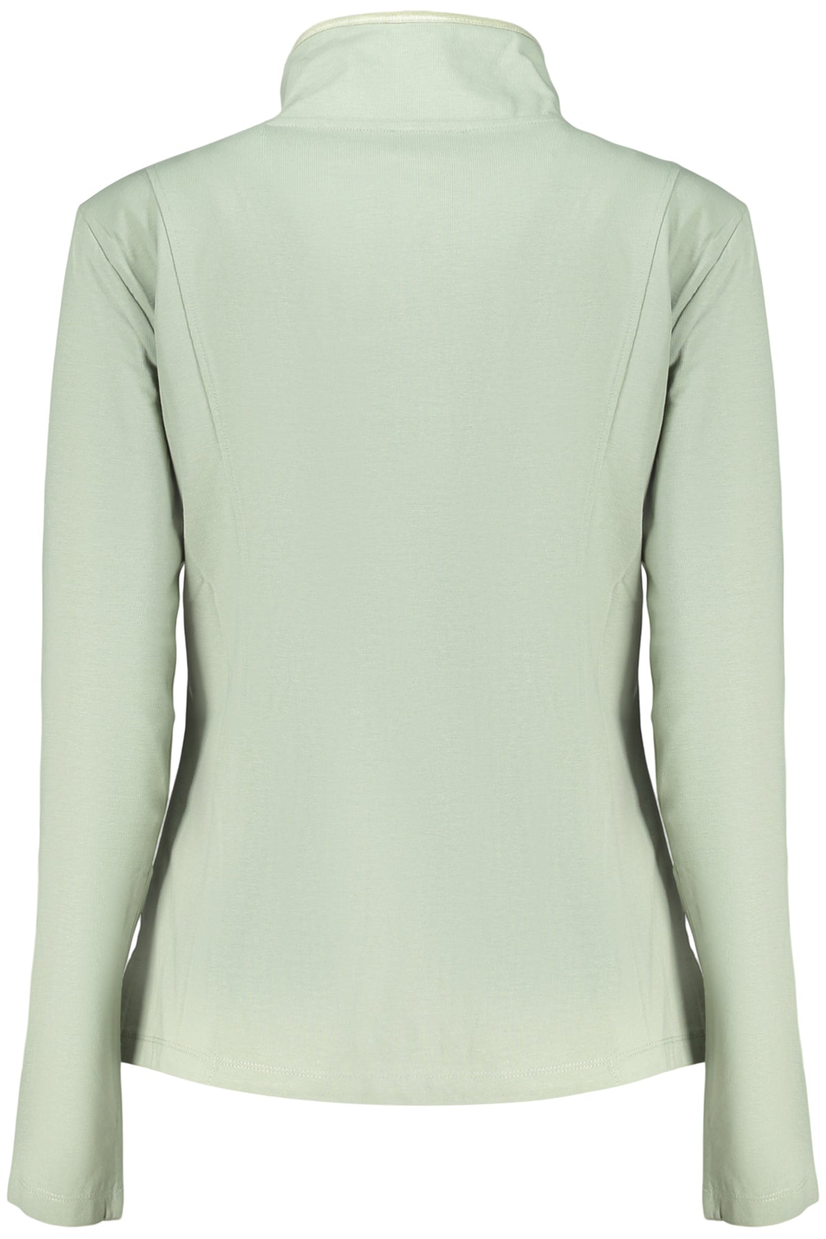 FREDDY WOMEN'S GREEN ZIP-UP SWEATSHIRT