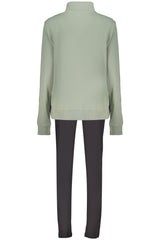 FREDDY WOMEN'S GREEN ZIP-UP SWEATSHIRT