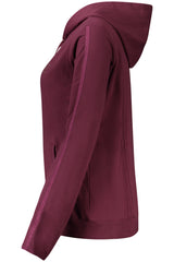 FREDDY WOMEN'S PURPLE ZIP-UP SWEATSHIRT