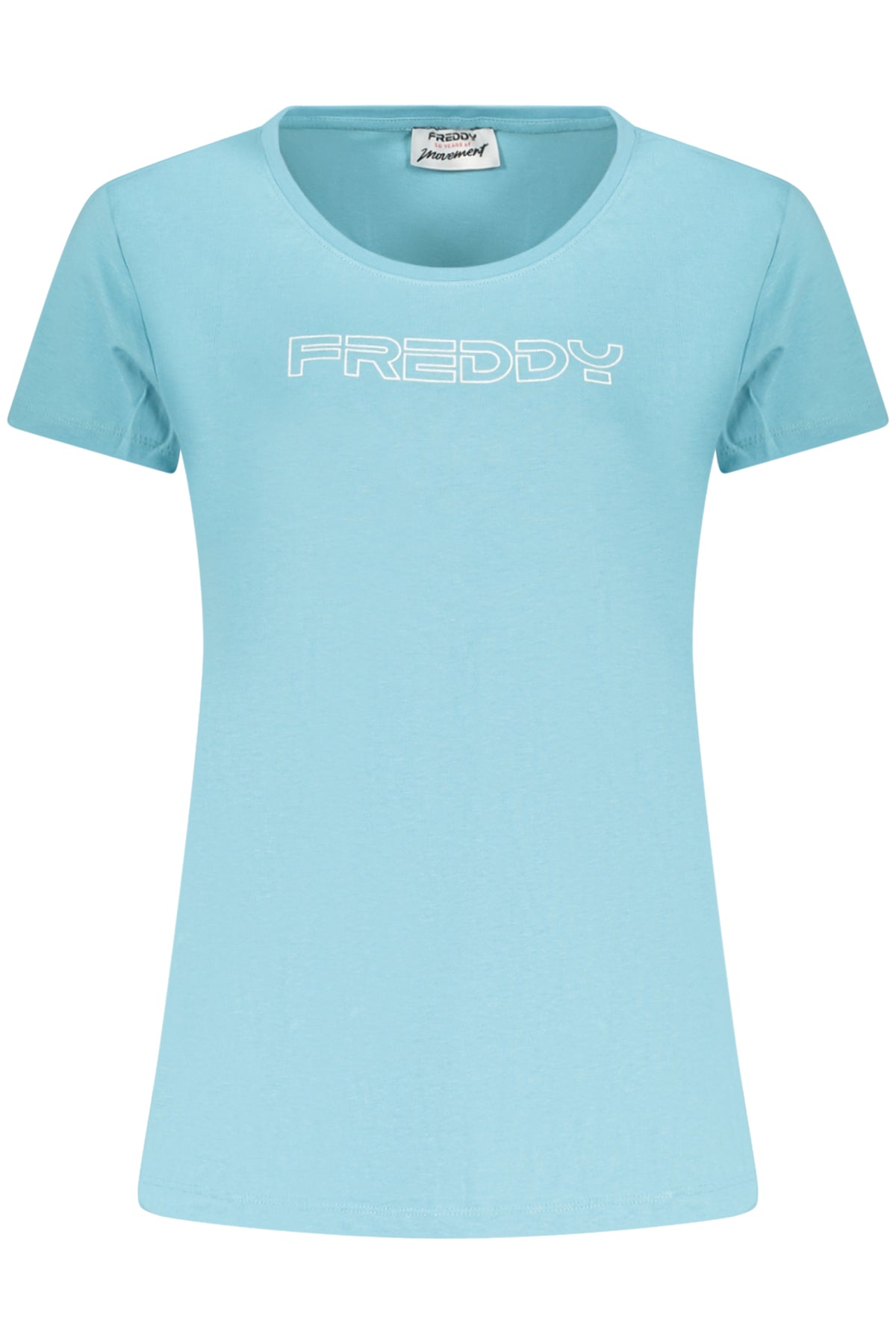 FREDDY WOMEN'S SHORT-SLEEVED T-SHIRT, BLUE