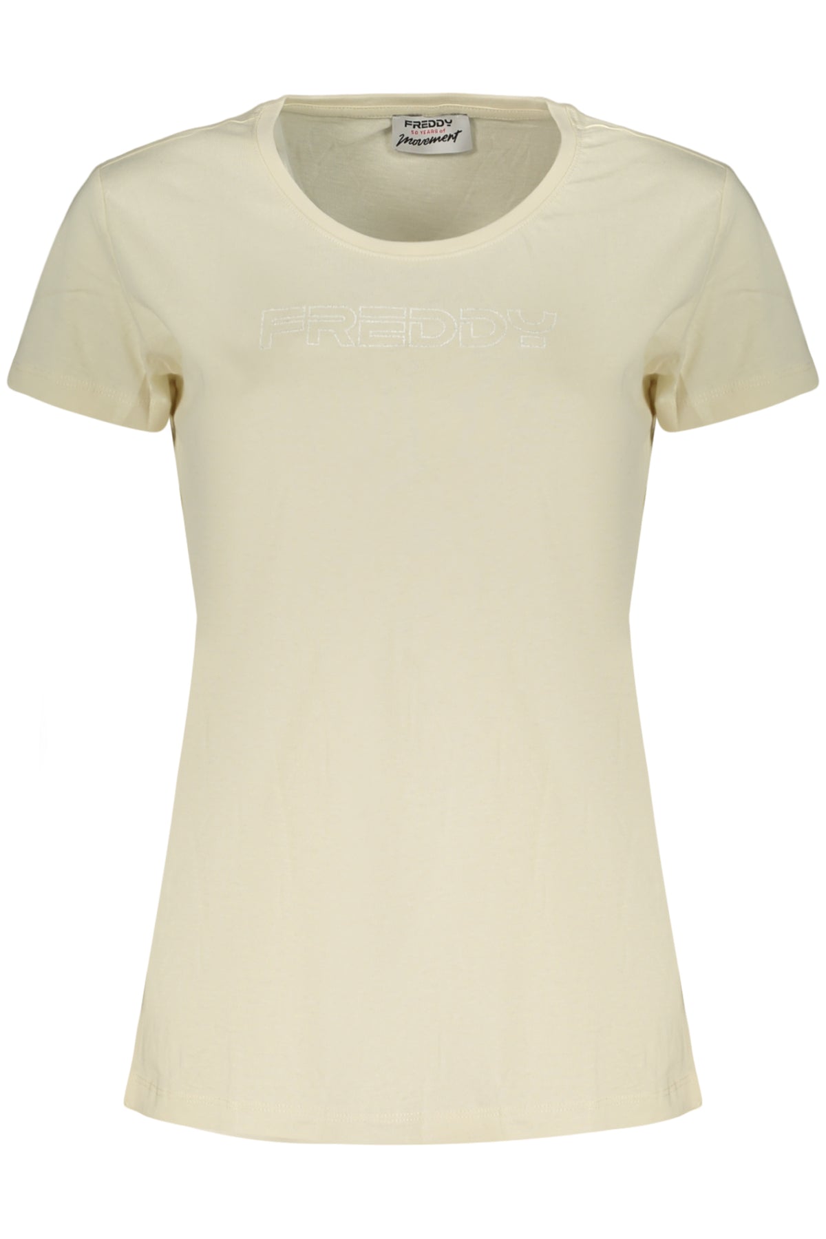 FREDDY WOMEN'S SHORT-SLEEVE T-SHIRT BEIGE