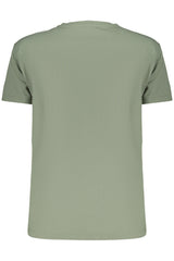 FREDDY WOMEN'S SHORT-SLEEVED GREEN T-SHIRT