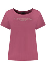 FREDDY WOMEN'S PURPLE SHORT-SLEEVE T-SHIRT