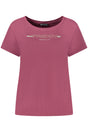 FREDDY WOMEN'S PURPLE SHORT-SLEEVE T-SHIRT