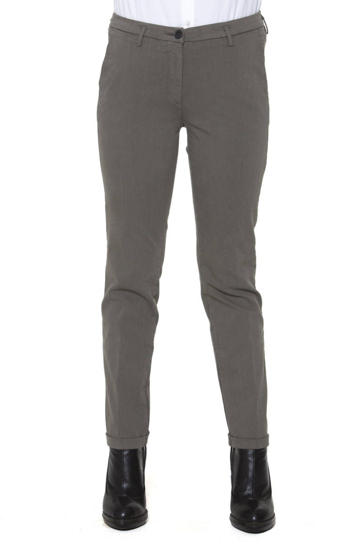 FRED PERRY WOMEN'S GREEN TROUSERS