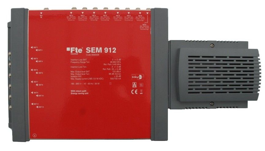 FTE SEM912 SEM Series 9/12 Active Multiswitch