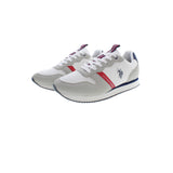 U.S. Polo Elegant Bianco Sports  Shoe - Men's