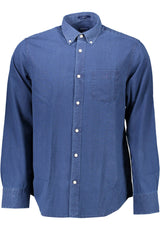 GANT LONG SLEEVE SHIRT MEN BLUE