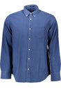 GANT LONG SLEEVE SHIRT MEN BLUE
