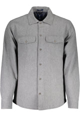 GANT LONG SLEEVE SHIRT MEN GREY