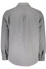 GANT LONG SLEEVE SHIRT MEN GREY