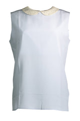GANT WOMEN'S LIGHT BLUE TANK