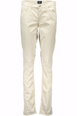 GANT WOMEN'S BEIGE TROUSERS