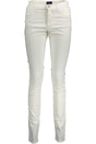 GANT WOMEN'S WHITE TROUSERS