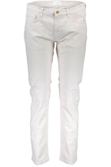 GANT WHITE WOMEN'S TROUSERS