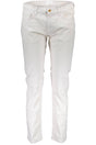 GANT WHITE WOMEN'S TROUSERS