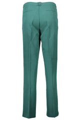 GANT WOMEN'S GREEN TROUSERS