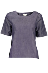GANT WOMEN'S SHORT SLEEVE T-SHIRT BLUE
