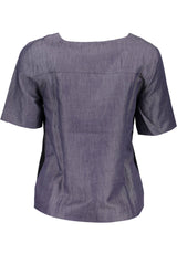 GANT WOMEN'S SHORT SLEEVE T-SHIRT BLUE