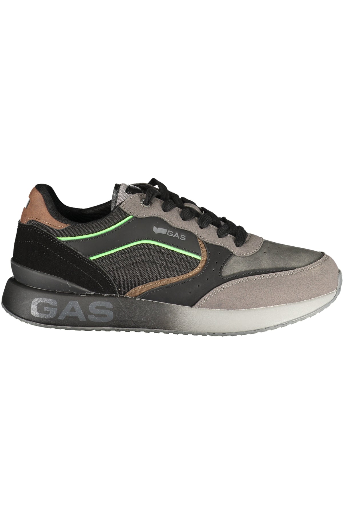 GAS MEN'S BLACK SPORTS FOOTWEAR
