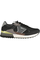 GAS MEN'S BLACK SPORTS FOOTWEAR