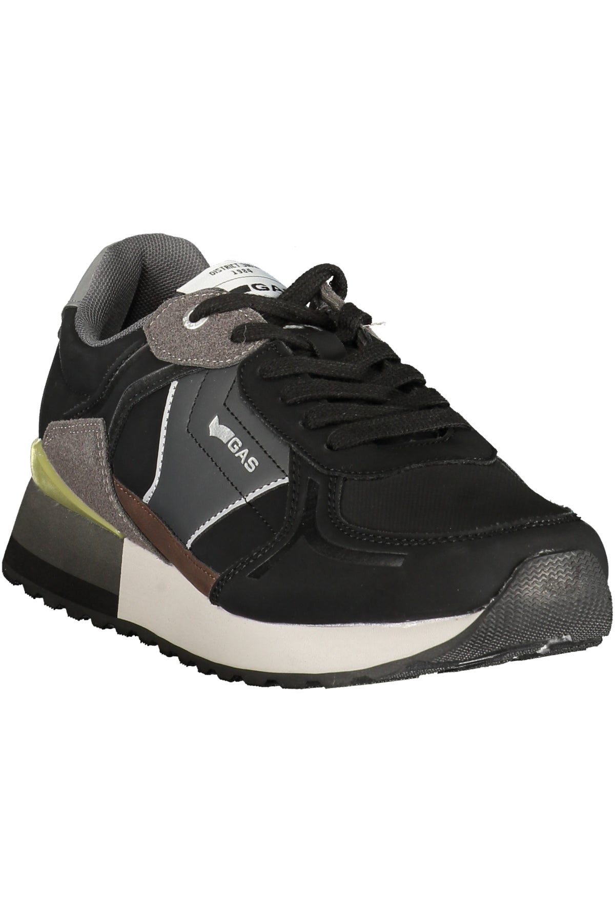 GAS MEN'S BLACK SPORTS FOOTWEAR