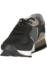 GAS MEN'S BLACK SPORTS FOOTWEAR