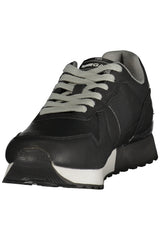 GAS MEN'S BLACK SPORTS FOOTWEAR