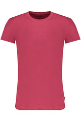 GAUDÌ MEN'S RED SHORT SLEEVE T-SHIRT