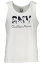 GIAN MARCO VENTURI MEN'S WHITE TANK TOP