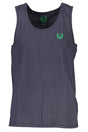 GIAN MARCO VENTURI MEN'S BLUE TANK TOP