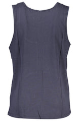 GIAN MARCO VENTURI MEN'S BLUE TANK TOP
