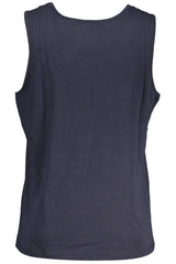 GIAN MARCO VENTURI MEN'S BLUE TANK TOP